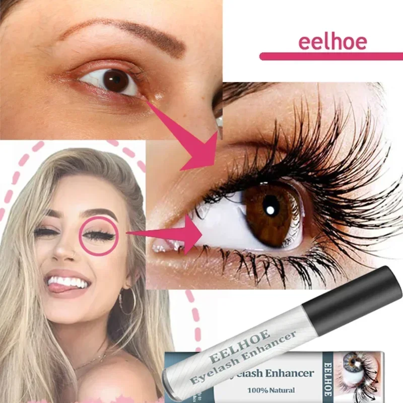 Eyelash Fast Growth Serum, Sobrancelha Enhancer, Eyelash Care Product, Natural, Grosso, Grosso, Delgado, Solução de Cílios Encaracolados