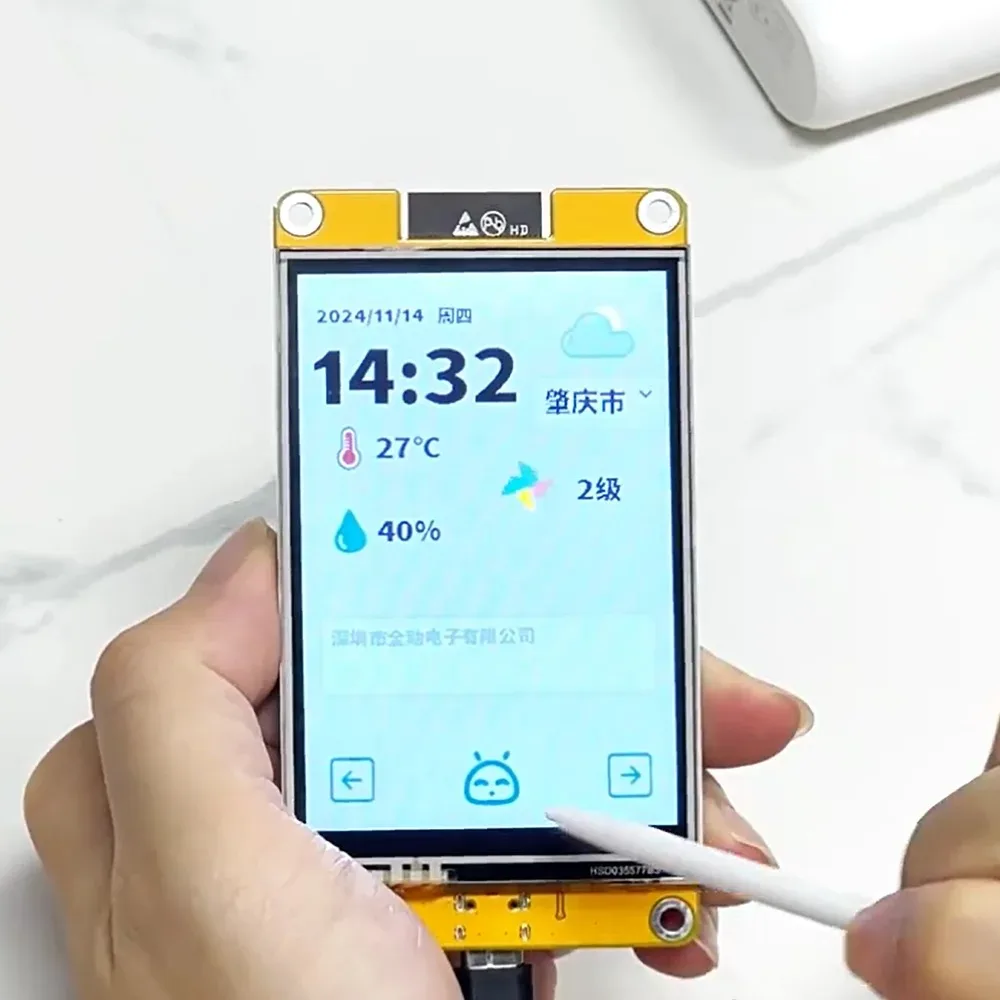 

E32N35T 3,5-дюймовая макетная плата ESP32 WiFi + Bluetooth ESP32-WROOM-32E модуль 320x240 умный дисплей TFT сенсорный экран для Arduino