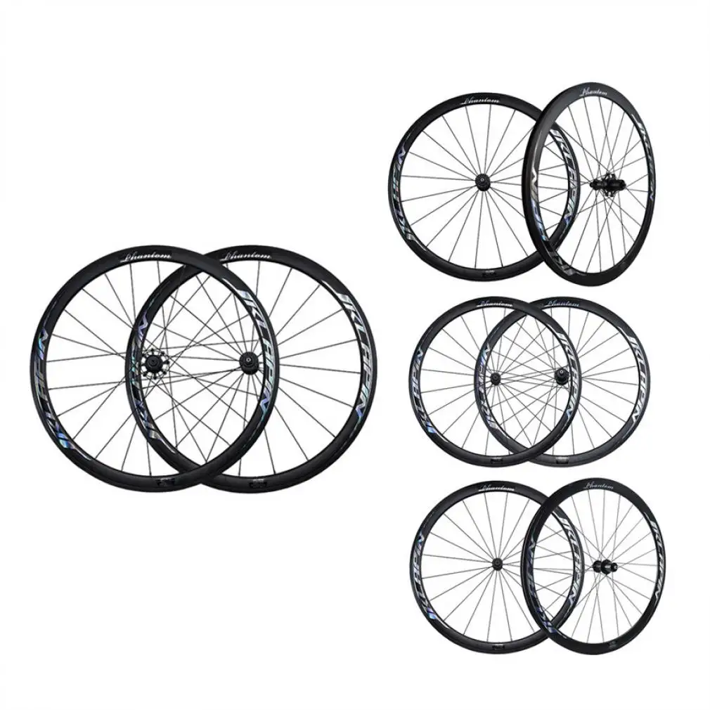 

JKLapin Litepro 700C Bicycle 40MM 11S Bend Straight Pull Alloy Wheels Road Bike 100x130MM V Brake Wheelset