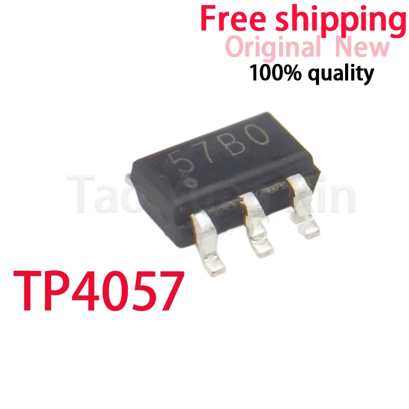 (20-100piece)100% new tp4057 4057 57 .. SOT23-5 chipset