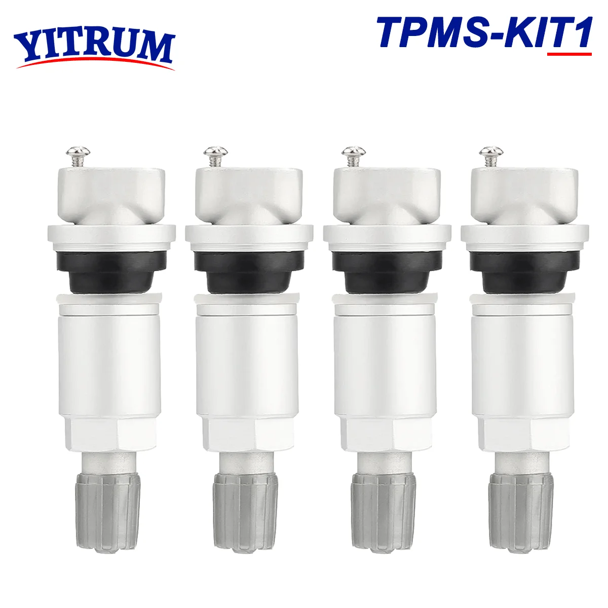 TPMS sensore pressione pneumatici stelo valvola in alluminio Kit di riparazione di ricambio per Chrysler 300C Dodge Journey Jeep Compass 4/20/40 pz