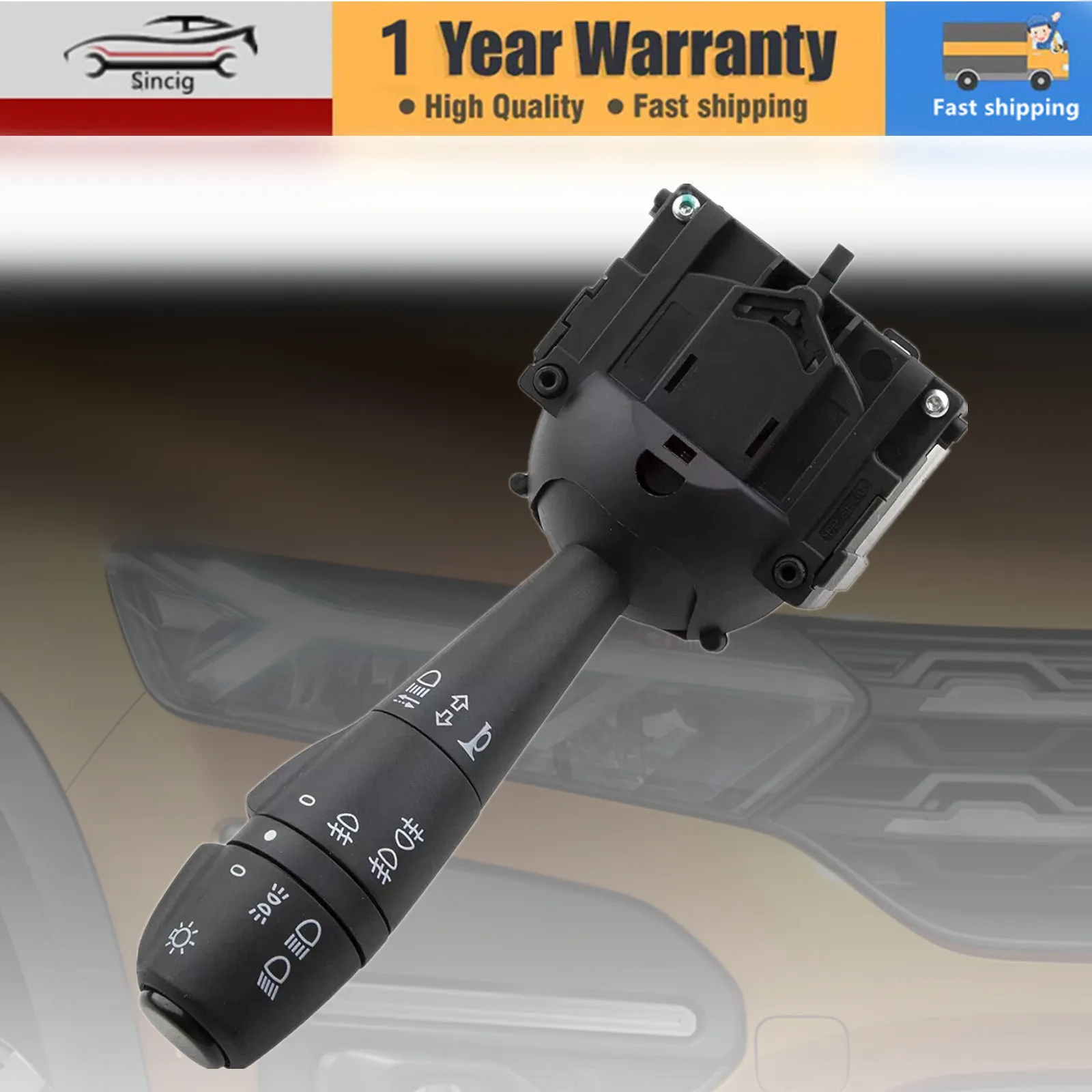 Clignotant de voiture, interrupteur de phare, tige de direction, pour Renault Dacia Logan Lodgy Sandero Dorker 8201167988