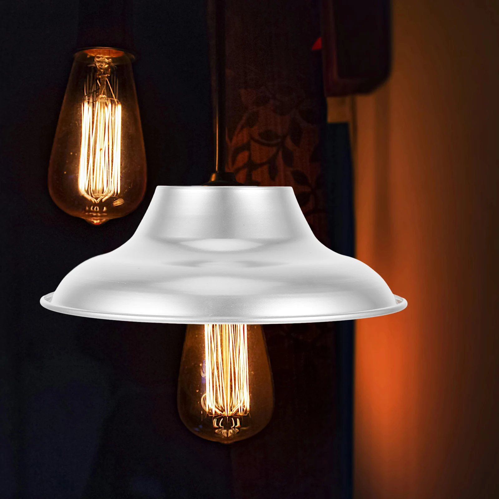 

Waterproof Lampshade Metal Cover Silver Outdoor Floor Shades Industrial Aluminum Alloy Workshop Landscape Lighting Solution
