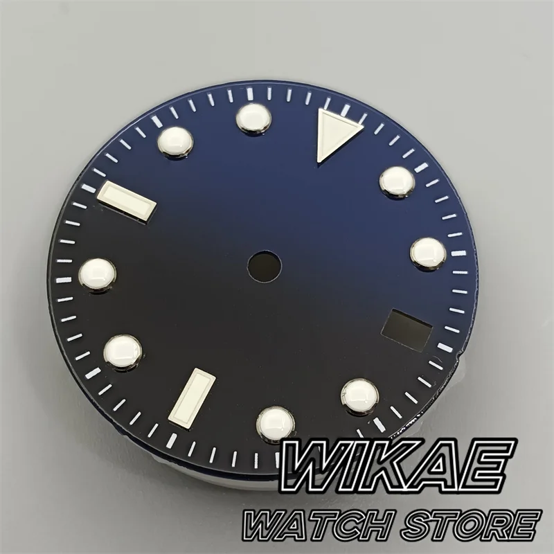 قرص ساعة معقمة مع متعدد الألوان ، مينا شمس ، أسود ، فضي ، ذهبي ، وردي ، مؤشر حافة برتقالية ، ساعة أوتوماتيكية NH35 مناسبة ، حافظة Mod ، 29 صف