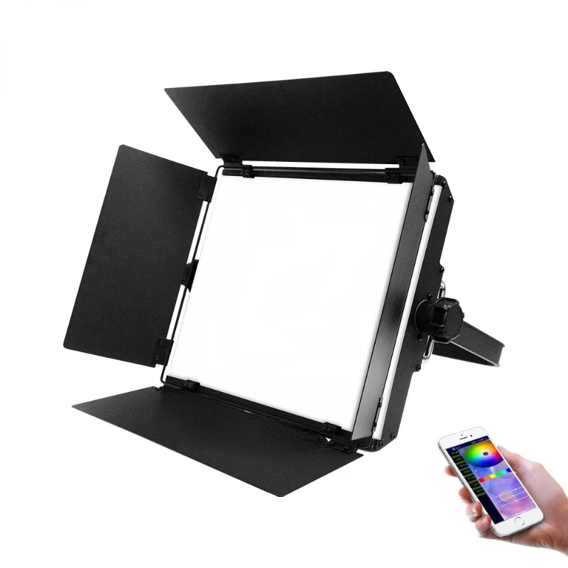 

New releases dimmable 120watt rgb led video light tv studio lights equipment photo light hue value 0-100