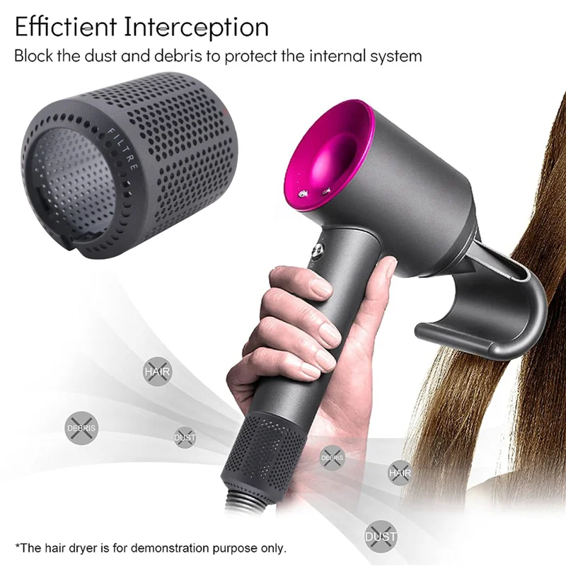A94E-Hair Dryer Filter Mesh Replacement For Dyson Supersonic HD01 HD03 HD08 Models, Hair Dryer Outer Filter Cage Parts Accessori