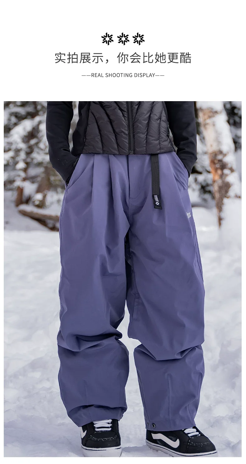 2026 John Snow Skianzug für Damen und Herren, Wasserdicht, Winddicht, Warm, Vollständig Gummiversiegelt, Neuer Ski-Oberteil – Detail 35