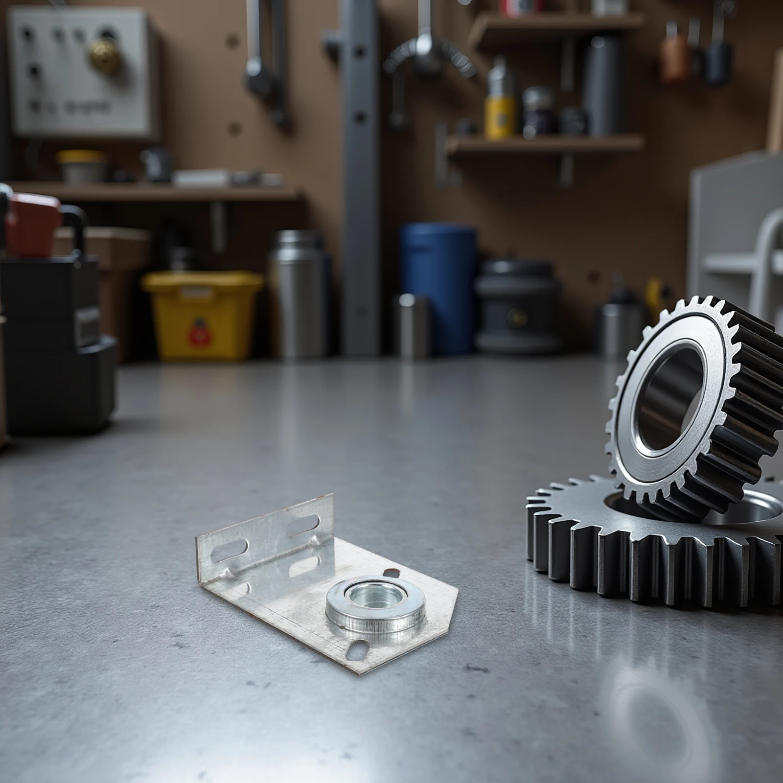 

2Pcs Garage Door Spring Center Bearing Bracket Heavy Duty Torsion Spring Anchor Kit 1 Inner Diameter Stable Construction Wide