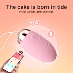 Wireless G-Spot vibratore APP Bluetooth vibrante stimolatore dell'uovo clitoride Vagin capezzolo massaggiatore masturbazione giocattoli del sesso per adulti