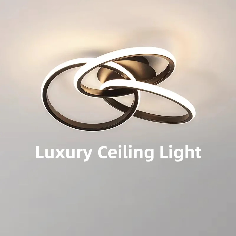 Nordic LED Ceiling Light Simple Art Circle Bedroom Ceiling Light Living Room Corridor Foyer Indoor Decorative Lightingixtures