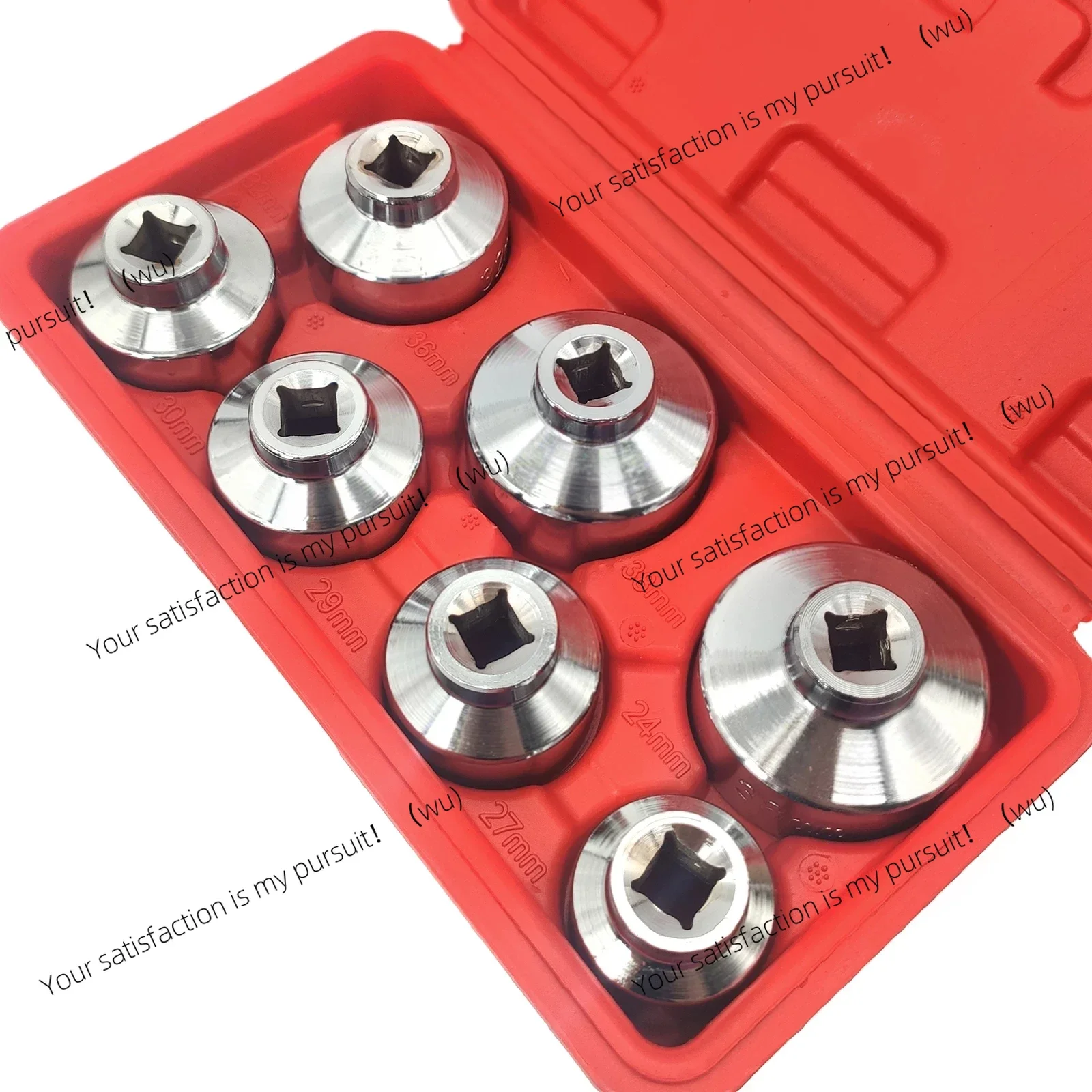 Suitable for oil filter socket removal tool 24/27/29/30/32/36/38mm 7-piece set