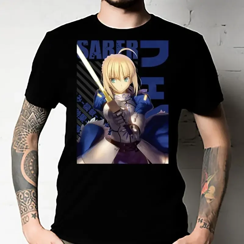 Fate Saber Essential T Shirt All Sizes
