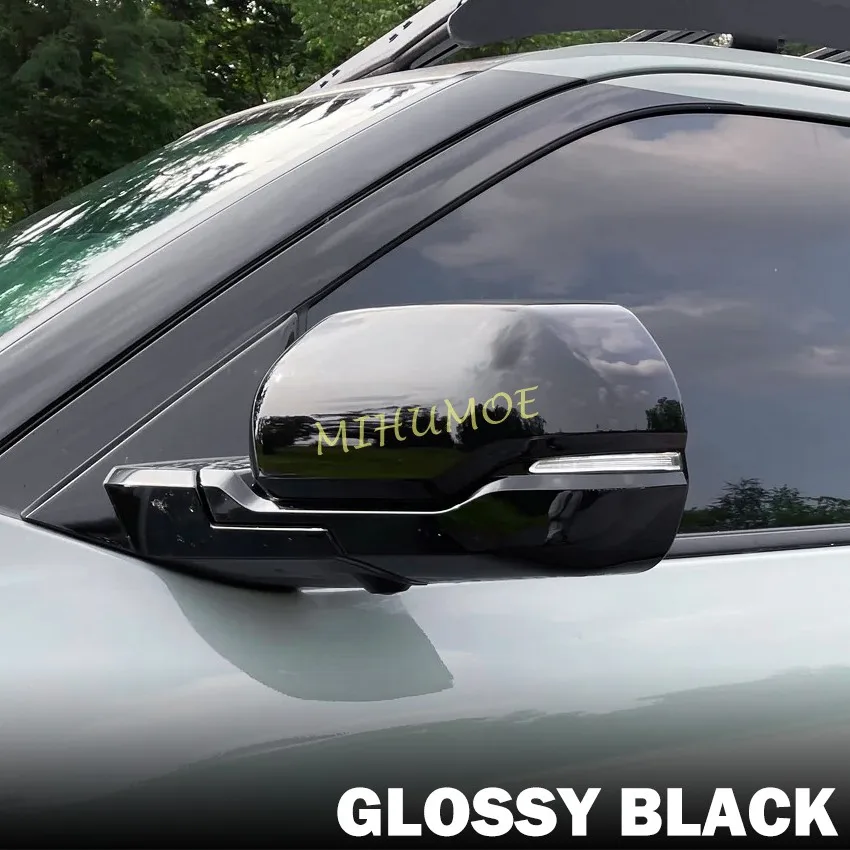 

Для Toyota Tundra Sequoia 2022 2023 2024 2025 глянцевая черная внешняя боковая крышка зеркала заднего вида накладки