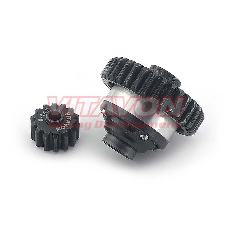 VITAVON Full Center Diff Case1.5mod 14/33T Spider Gears For Traxxas X-MAXX/XRT 1/5