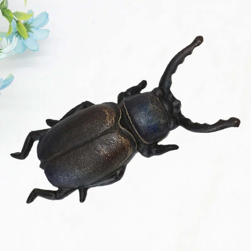

Antique Metal Beetle Shoe Boot Puller - Handcrafted Iron Ornament for Vintage Shoe Lovers - Unique Boot Remover Home Decor