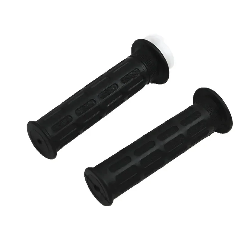 

Black 7/8" 22mm Motorcycle Front Handlebar Handgrip Hand Grip for Honda CG125 Cafe Racer Bobber Custom