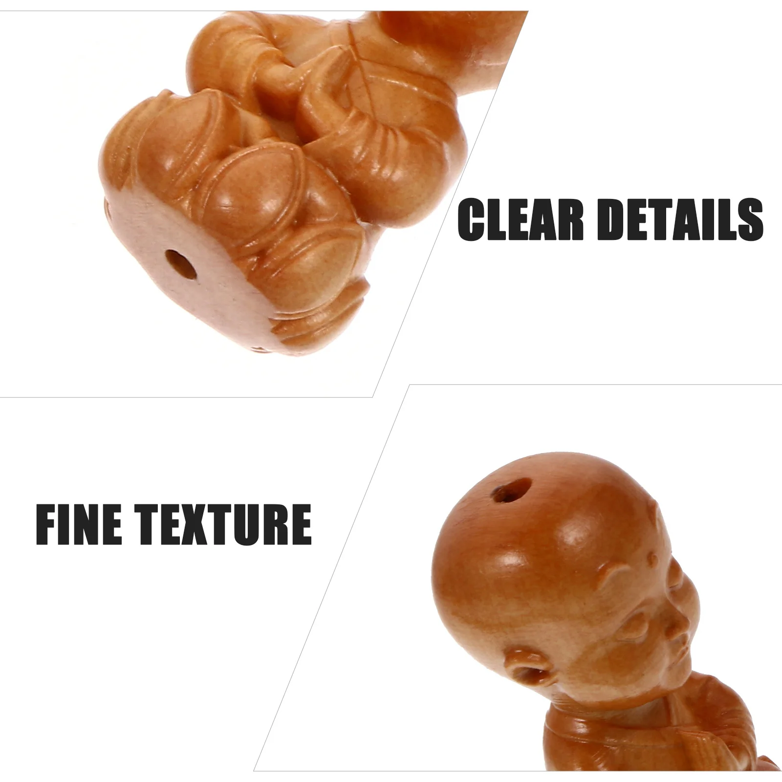 

2Pcs Buddha Keychain Pendant Ornament Hanging Accessories for Keys Bag Decoration Key Chain Ornament