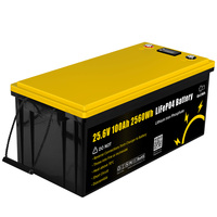 24V 100Ah with LCD Energy Storage Box Solar Lithium ion Lifepo4 Battery for RV Boat Home Energy Storage