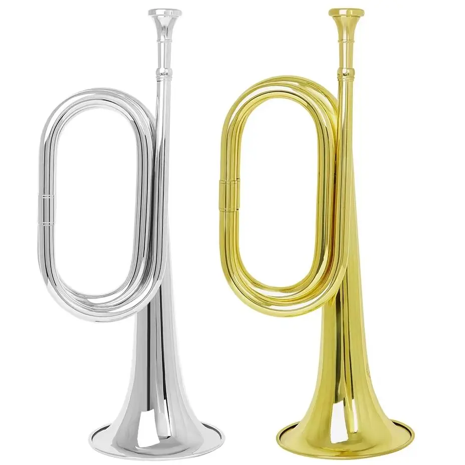 M MBAT ضربة كبيرة الإسبانية بوق C ضبط جرس الفم قطر 11 سنتيمتر عالية الجودة الأصفر أداة نحاسية سميكة أنبوب نحاسي #1