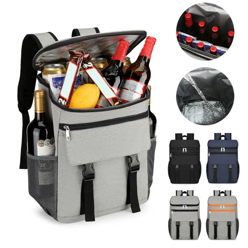 

Picnic Bag Insulated Leakproof Beer Cooler Backpack Heat Preservation Zipper Travel Camping Cooler Backpack Hiking Lunch Bag