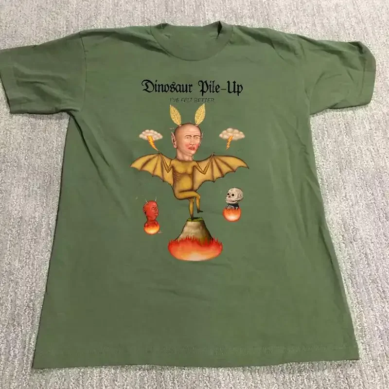 Dinosaur Pile Up I've Felt Better Album Green All Size T Shirt BT346