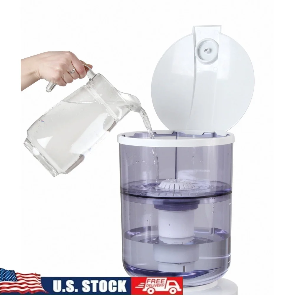 

Система бутылок с фильтрацией воды Диспенсер с верхней загрузкой Многоступенчатый фильтр Ручной индикатор без BPA Герметичная конструкция Вместимость 800 л