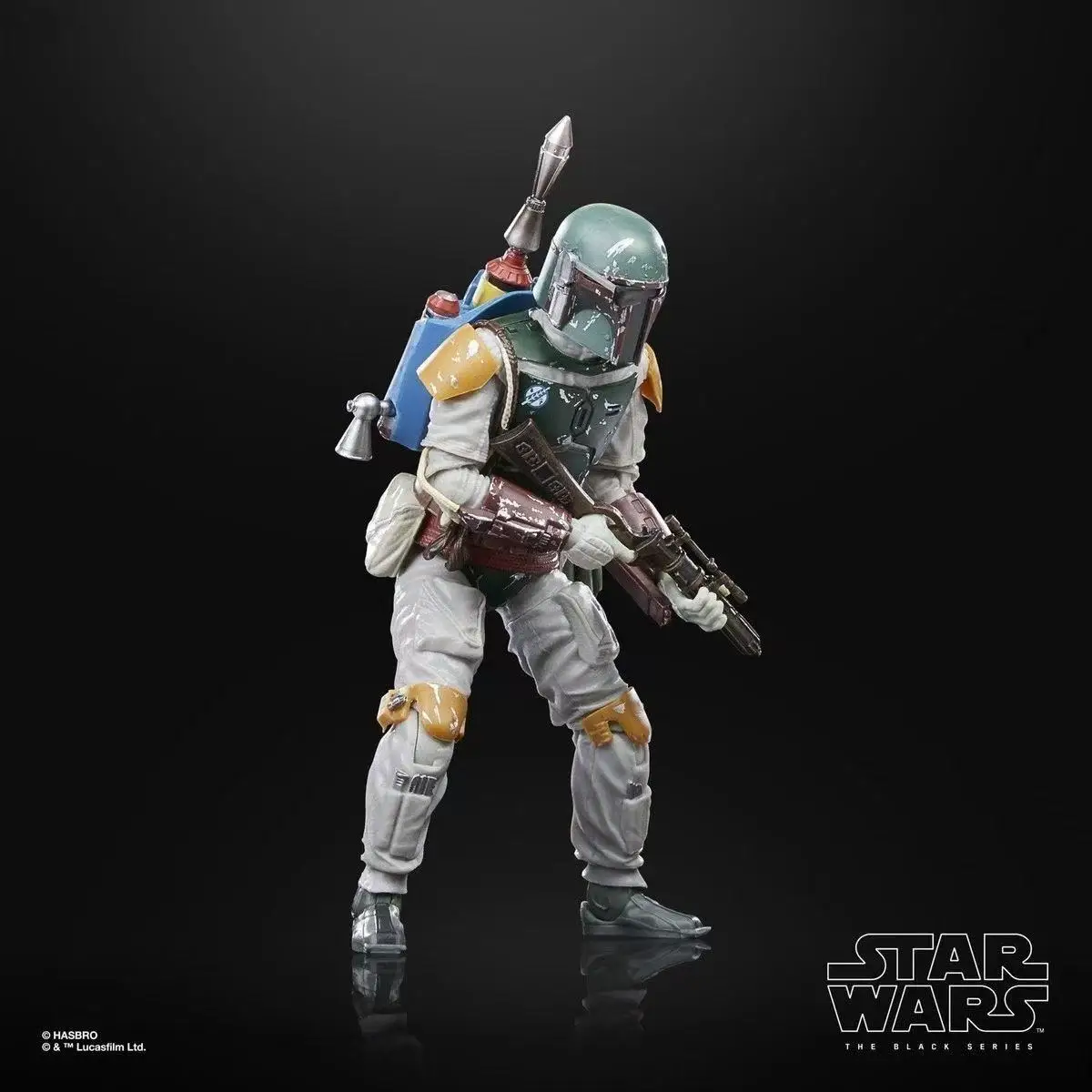 Hasbro Star Wars Mandalorian Boba Fett Figura móvil de lujo de 6 pulgadas
