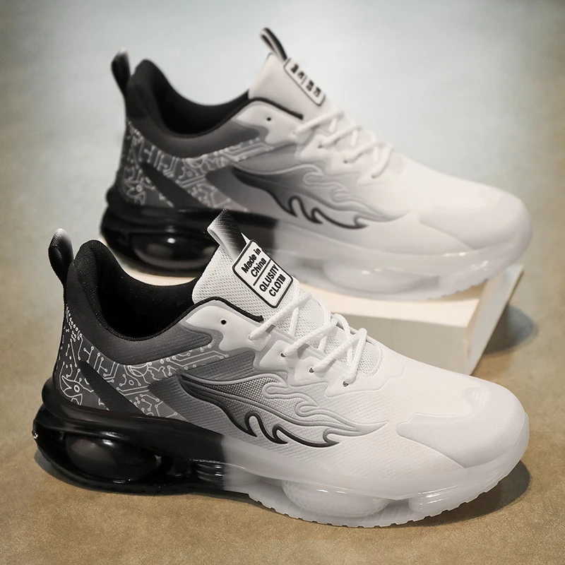 

2025 Spring and Autumn Sports Shoes Men's Travel and Leisure Shoes Breathable Mesh Running Shoes Men's Shoes