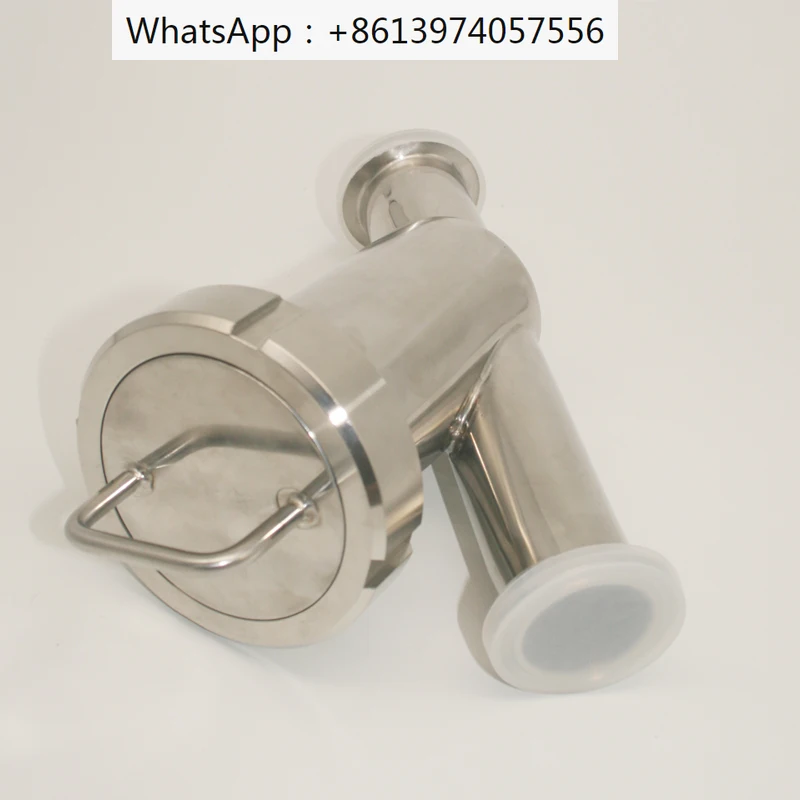 

Sanitary quick-install Y-type filter 304 stainless steel clamp chuck quick-opening pipeline filter screen