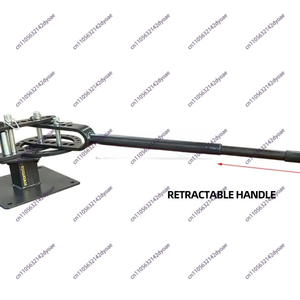 Multifunctional Steel Pipe Bending with Different Radii, All Steel Body with 10 Molds Metal Bending Machine YP-9