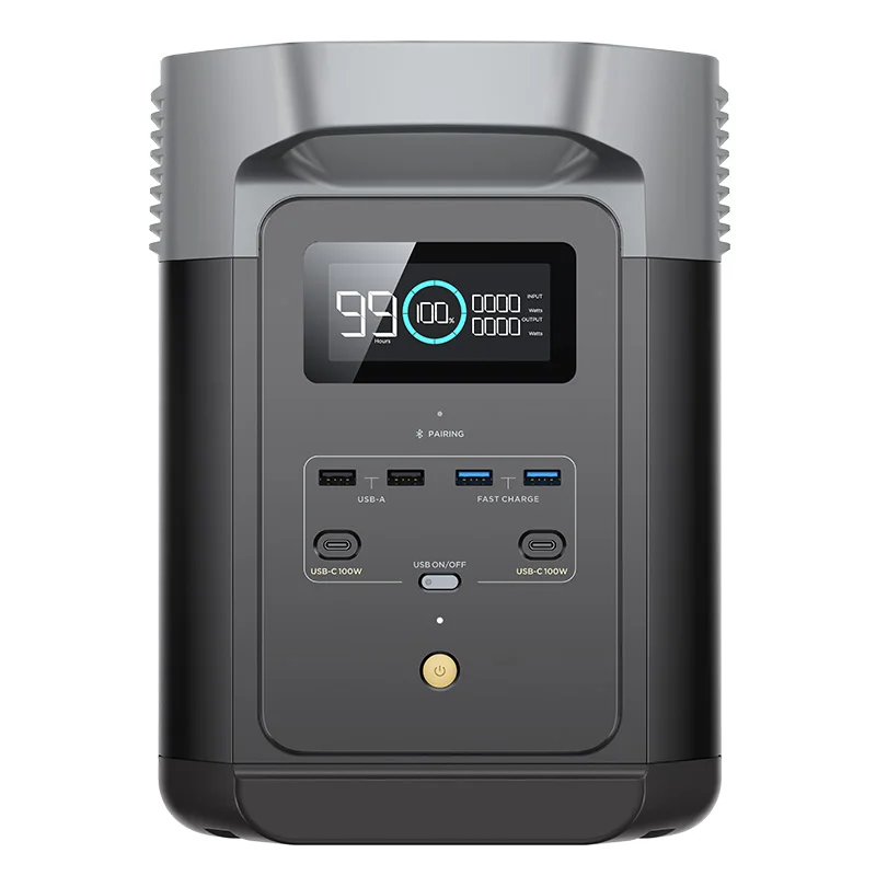 ECOFlow DELTA 2 1800W Rechargeable Portable Power Station for Camping Household Backup Portable Power Distribution Equipment