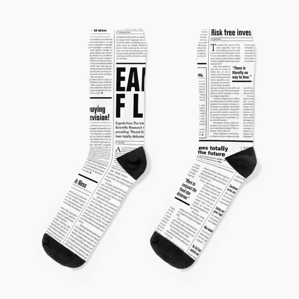 The Fake News Vol. 1, No. 1 Socks funny gift Rugby hockey Running Male Socks Women's
