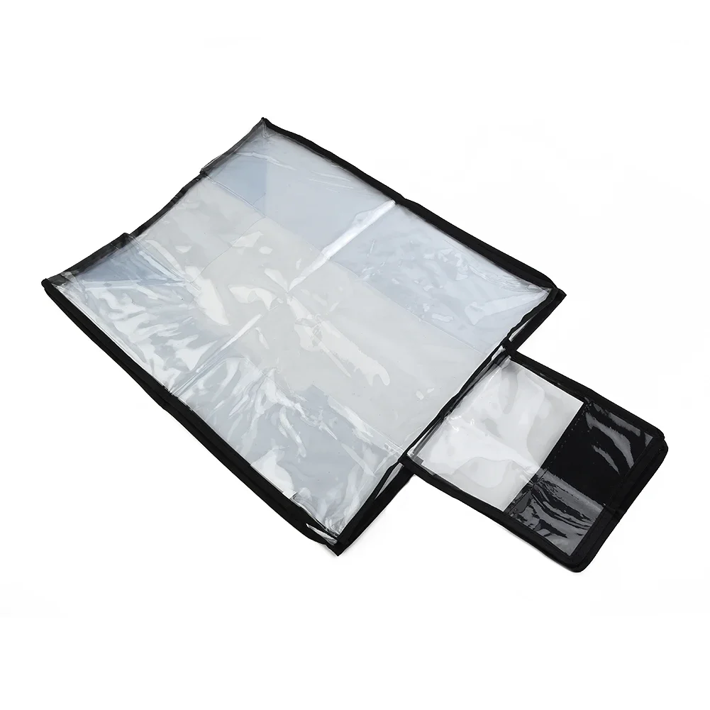 Protector Luggage Cover Luggage PVC Suitcase Transparent+black Travel Freeze-proofing 1pcs Baggage Cover Cover