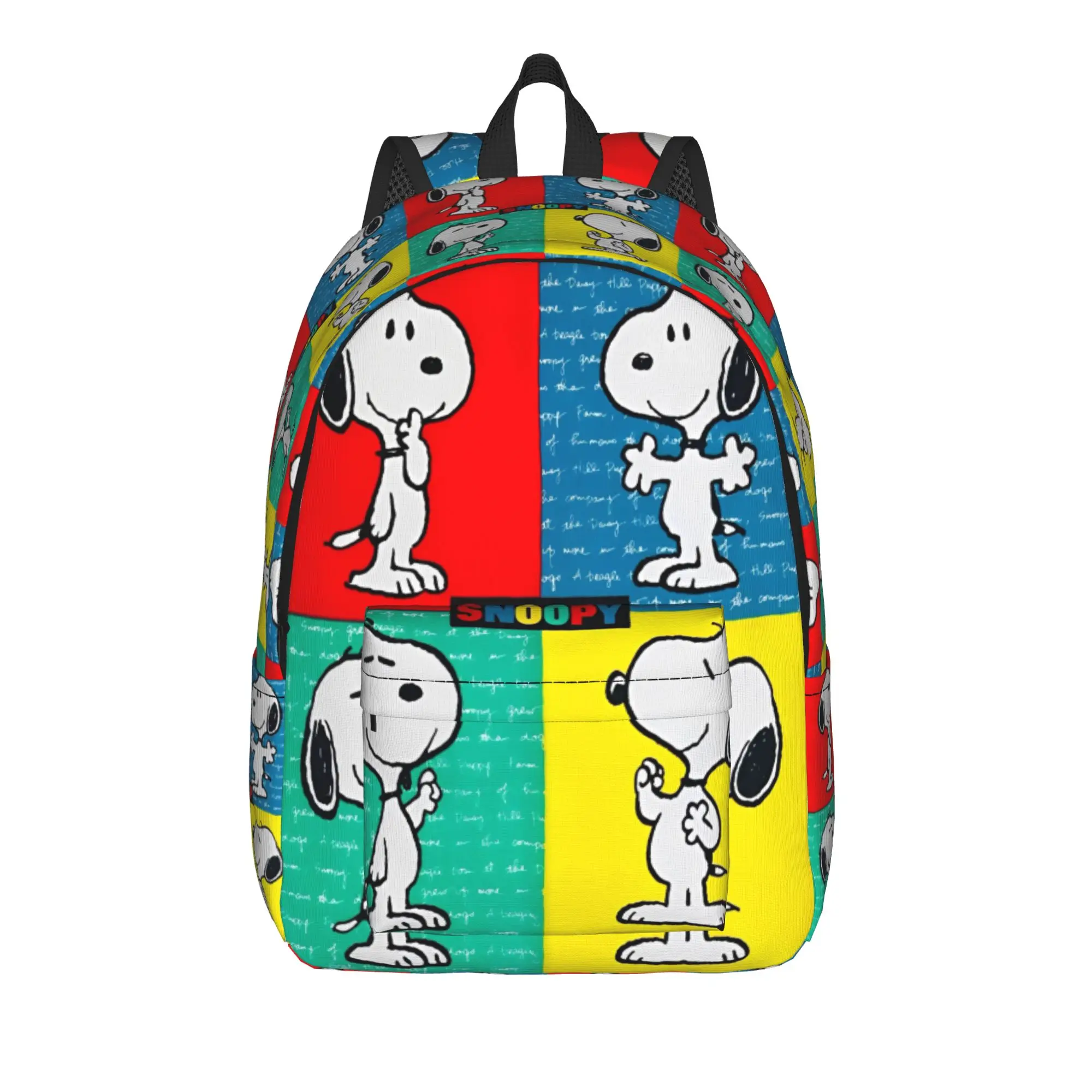 

Snoopys Dog Woodstock Backpack for Men Women Cool High School Hiking Travel Daypack Laptop Computer Shoulder Bag Gift