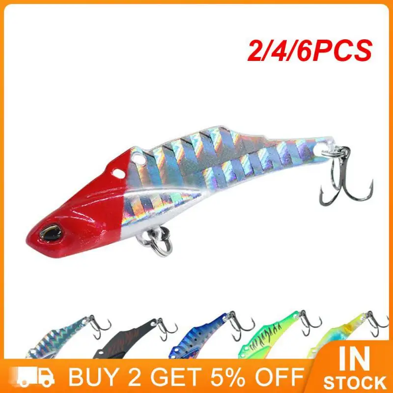 2/4/6PCS New Fishing Lures Creek Wobblers Fishing Gear Perch Bait High Frequency Tremor For Trout Pike Perch Tackle