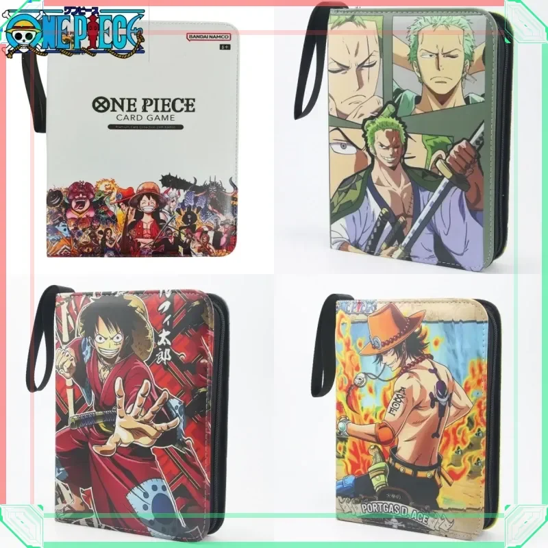 

One Piece Luffy Anime Battle Card Holder Zipper Binder - Cartoon Card Collection Booklet Ideal Gift for Fans And Collectors