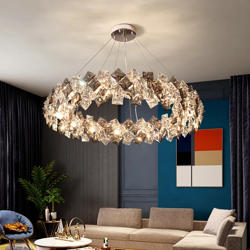 

Modern, simple, atmospheric, bedroom lamp, personality, creativity, light luxury, high-end luxury chandelier