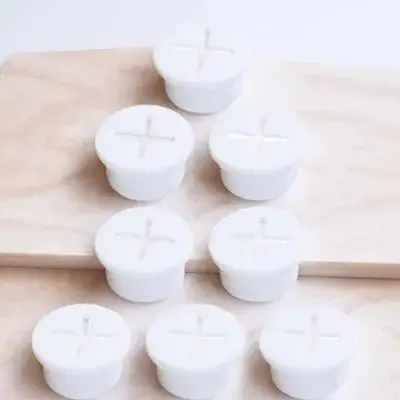 8 шт., белая крышка отверстия для проводов, кабельная втулка для настольного органайзера для шнура, мебельная пробка для управления проводом, пылезащитная заглушка, органайзер для кабеля