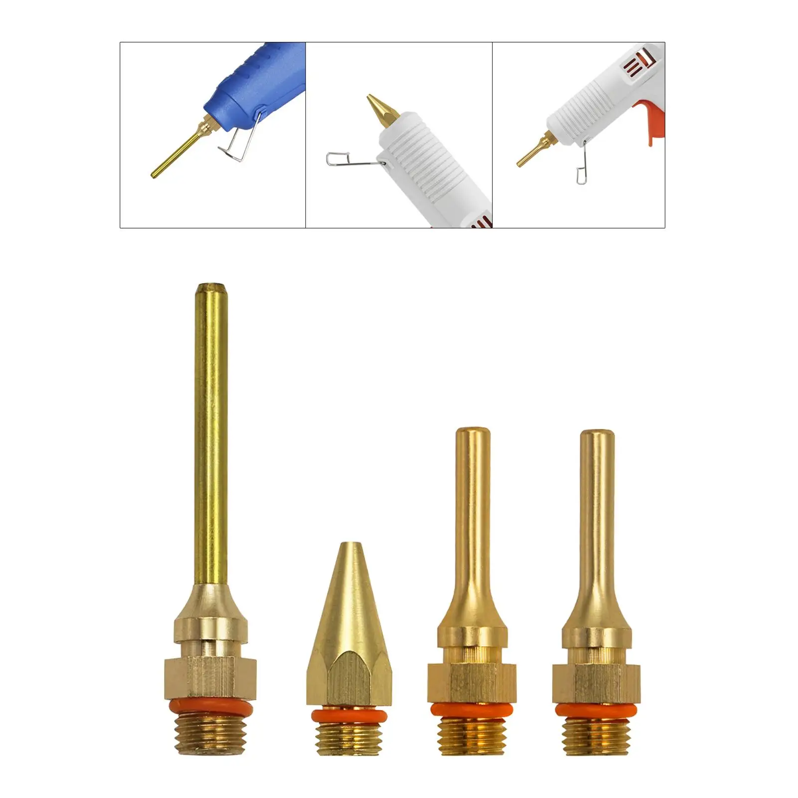 Hot Glue Machine Nozzle, Hot Melt Glue Machine Tip, Supplies Replacement Nozzle