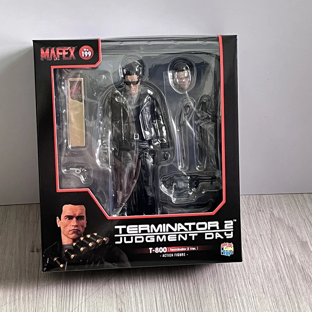 Mafex Terminator 2 Judgement Day Figure Mafex No.199 T-800 Arnold T2 Collection Figure Action Birthday Christmas Toys