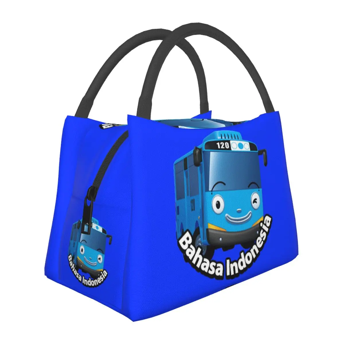 

Термосумка для обедов Tayo The Little Bus с мультяшным рисунком, изолированная, для школы, пикника, хранения еды, контейнер-холодильник, термосумка-тоут