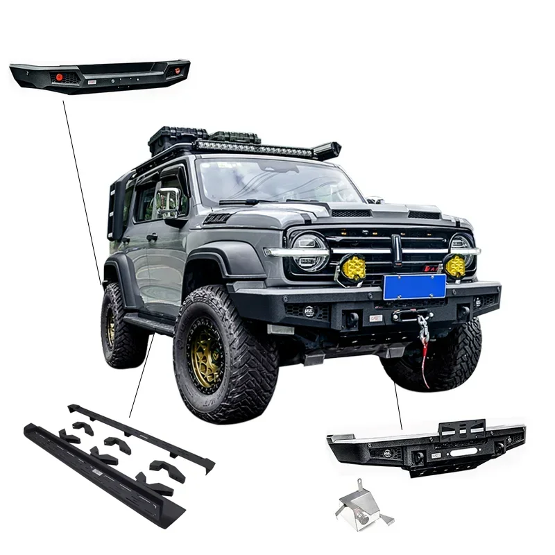 Hongtu Modified Kit Front and Rear Bumper Side Steps Body Kit for Tank 300