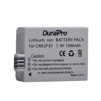 1500mAh LP-E5 LPE5 LP E5 Battery for Canon EOS Rebel XS, Rebel T1i, Rebel XSi, 1000D, 500D,450D, L10