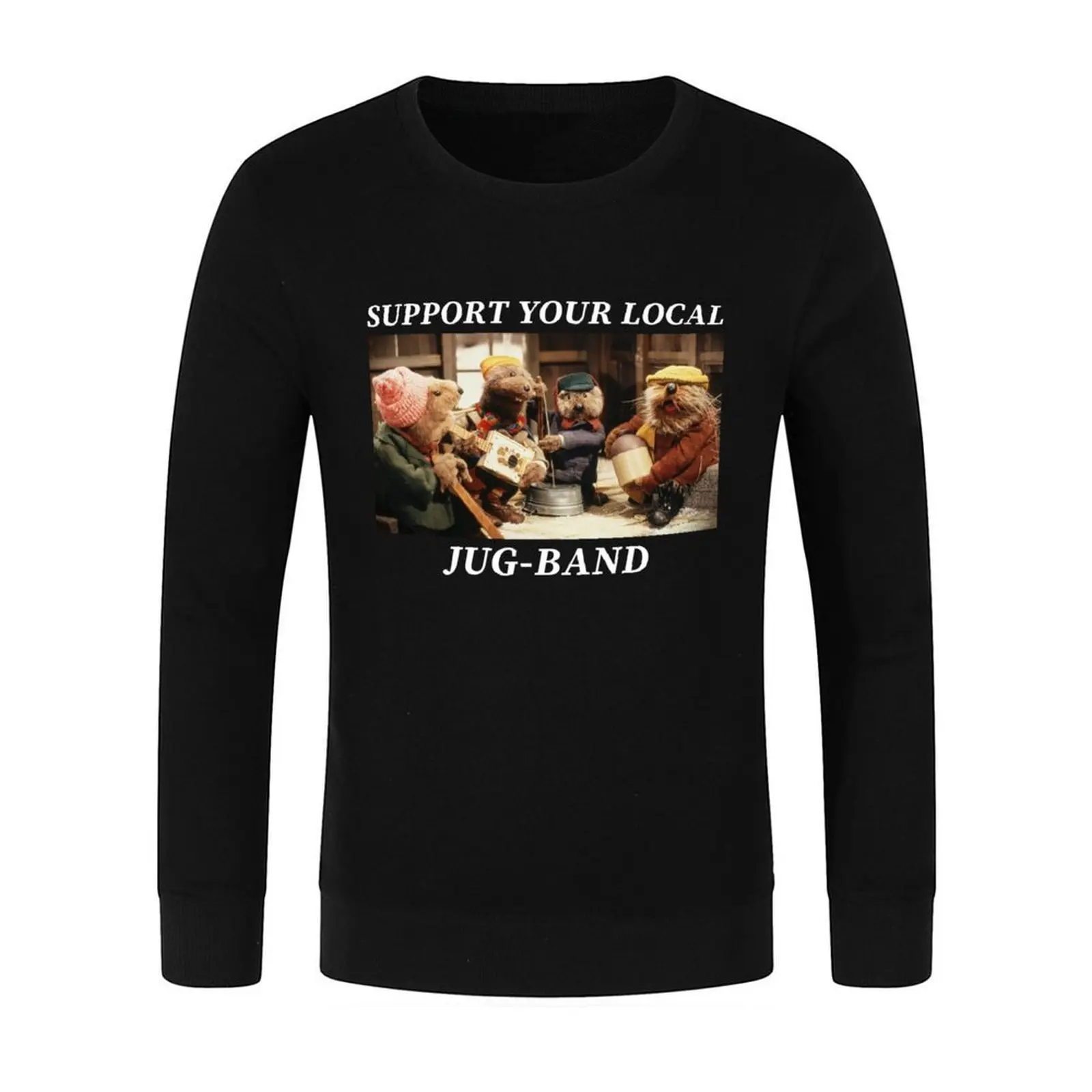 ادعم بلوفر Jug-Band المحلي الخاص بك، ملابس رياضية للرجال على الطراز الياباني، مجموعة قمصان رياضية للرجال