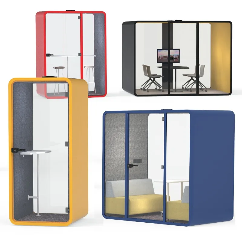 Mobile soundproof room Smart Live Broadcast Room Sound Proof Office Pod Mini Easy to Disassemble Silent Booth