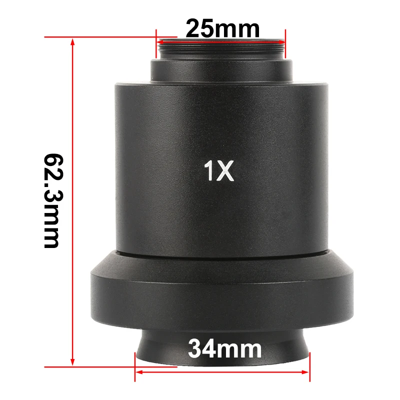 The 1X-mount microscope industrial camera C-mount is suitable for the Leica trinocular microscope