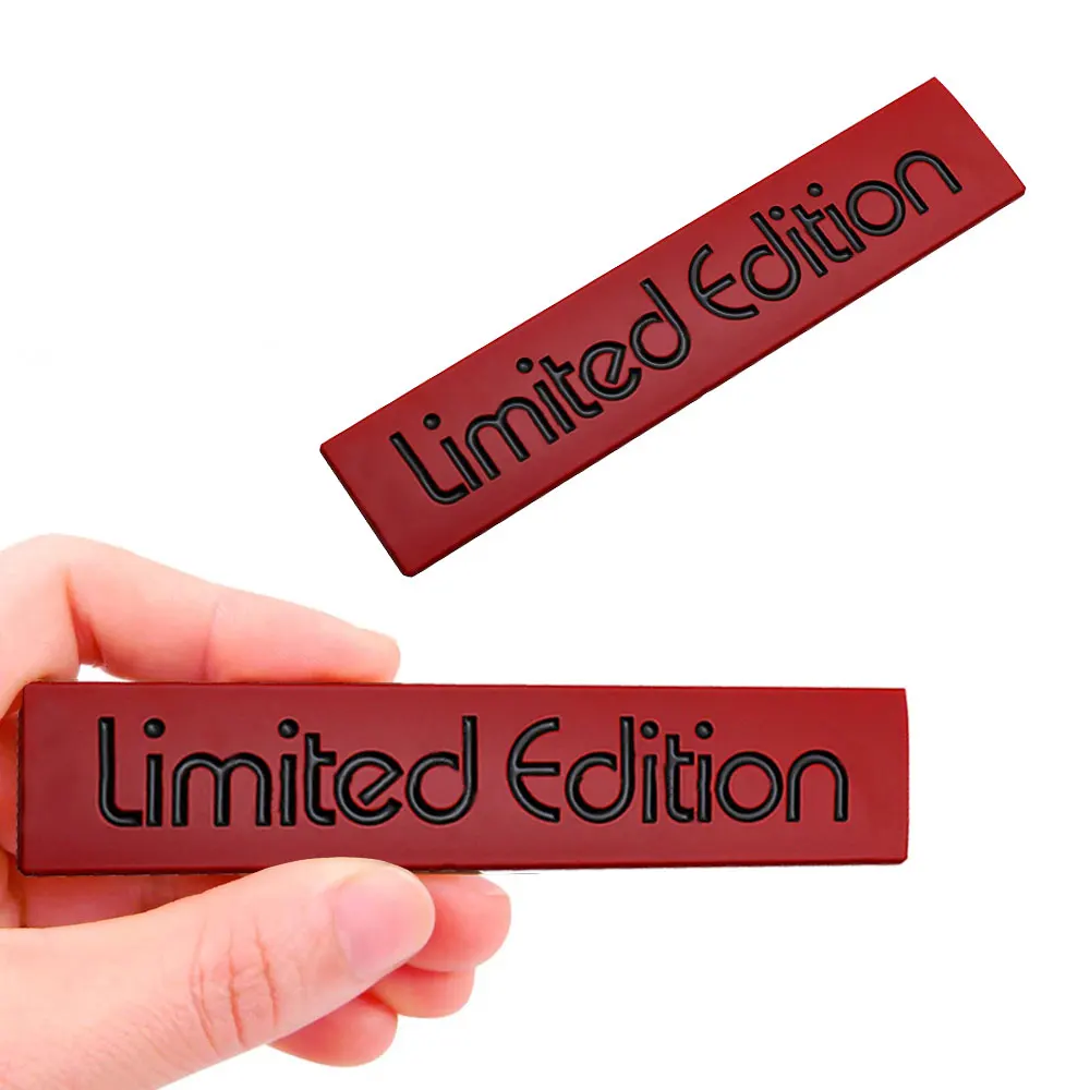 

Universal Metal Limited Edition Emblem Trunk Fender Tail Car Badge Sticker Trunk Fender Emblem Decal Decoration Accessories