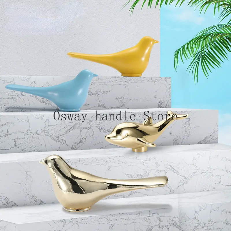 Gold Bird Cabinet Knobs Animal Drawer Pulls Wall Hanging Hook Vintage Kitchen Door Handles And Knobs Furniture Handle Decoration