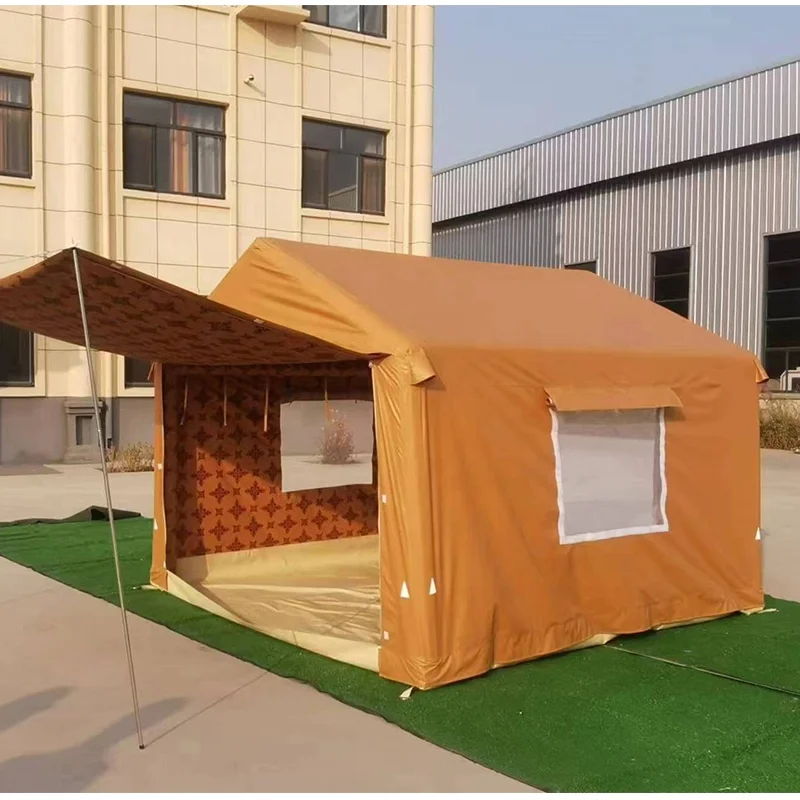 Outdoor3*3m Portable Air Tent Inflatable Camping Tent Rainproof Glamping Middle East Tent