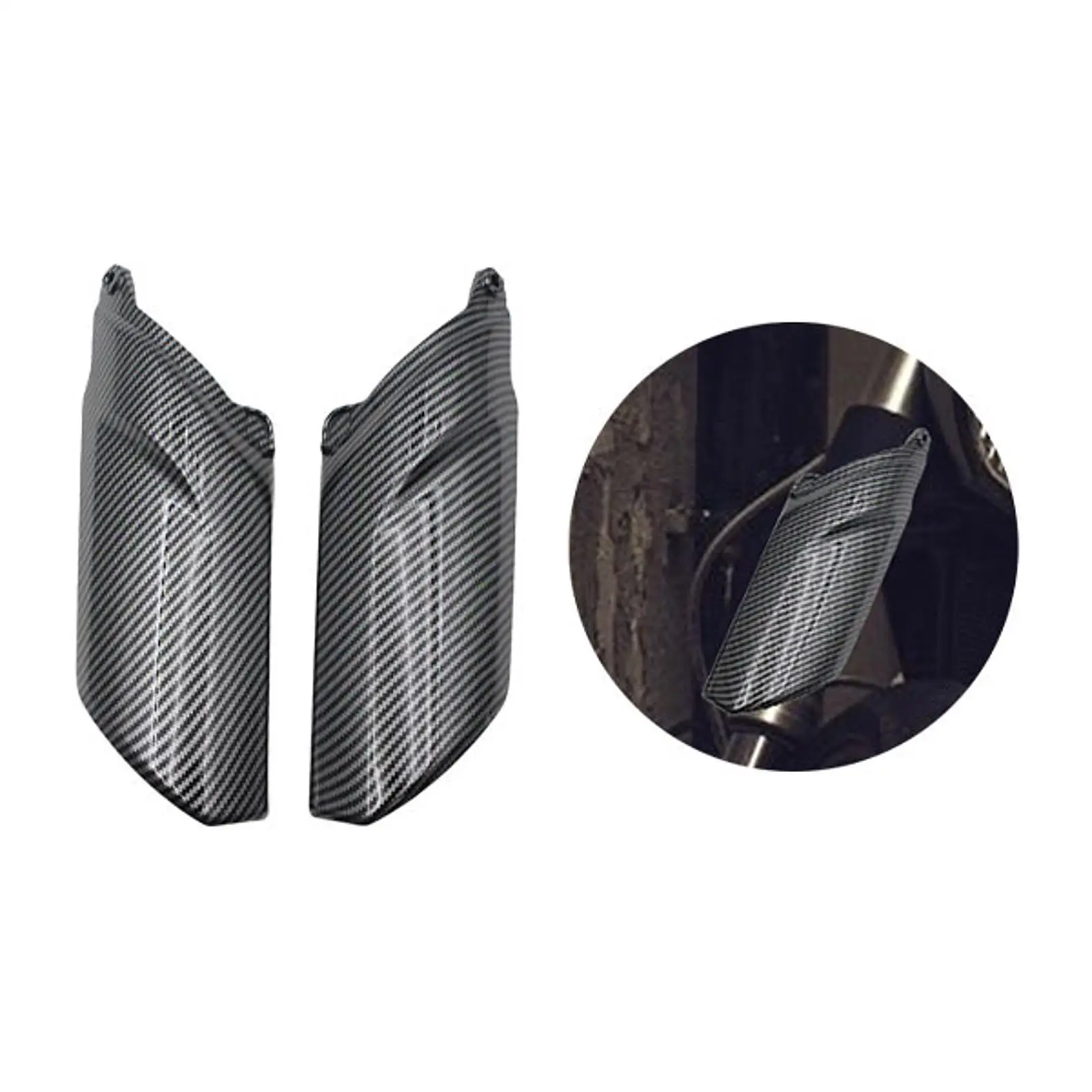 غطاء شوكة الصدمات الأمامي للدراجة النارية ، مجموعة غطاء الشوكة السفلية ، حامي أسود 1 زوج لملحقات er6N 2012-2016 الاحترافية